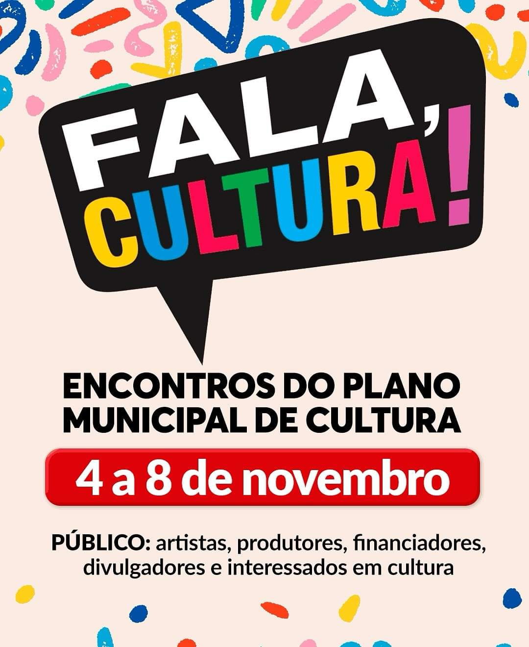 Sugestões para o Plano Municipal de Cultura